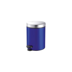 Sanco A3-104 Μεταλλικό Καλαθάκι Μπάνιου 5lt Chrome/Blue